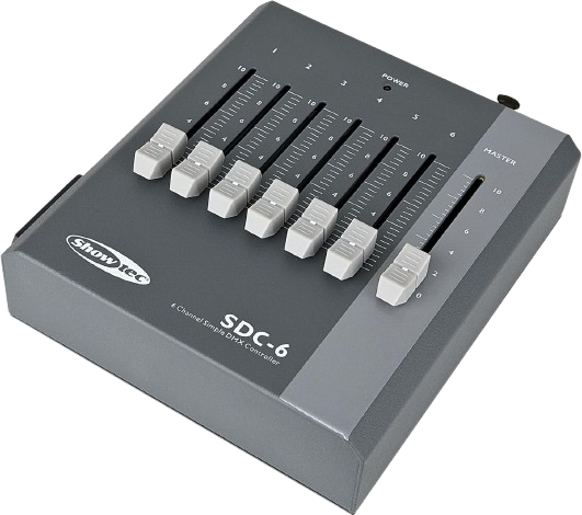 Showtec SDC-6 6-kanaals DMX controller