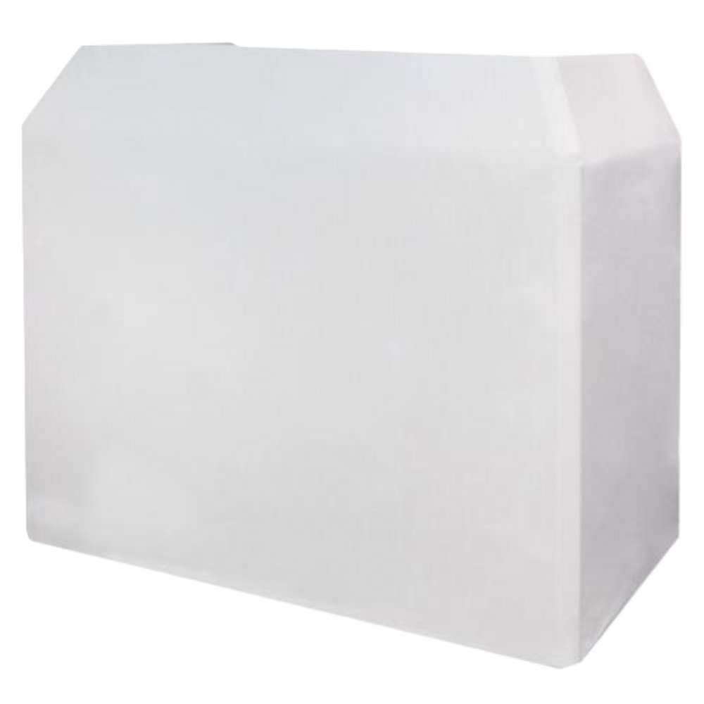 Dj booth inklapbaar wit/zwart