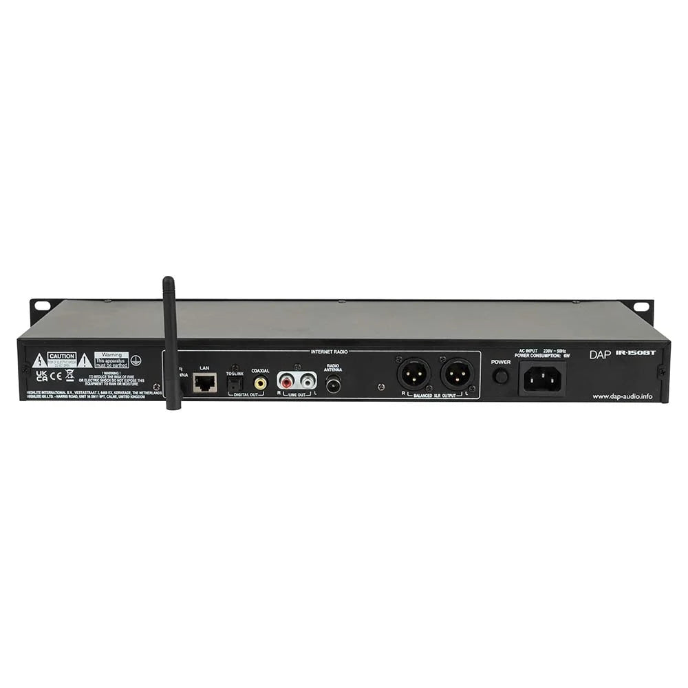 DAP IR-150BT MKIV DAB RADIO EN MEDIA SPELER