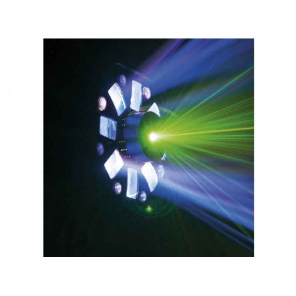 SHOWTEC DOMINATOR LED LASER EN STROBO LICHTEFFECT