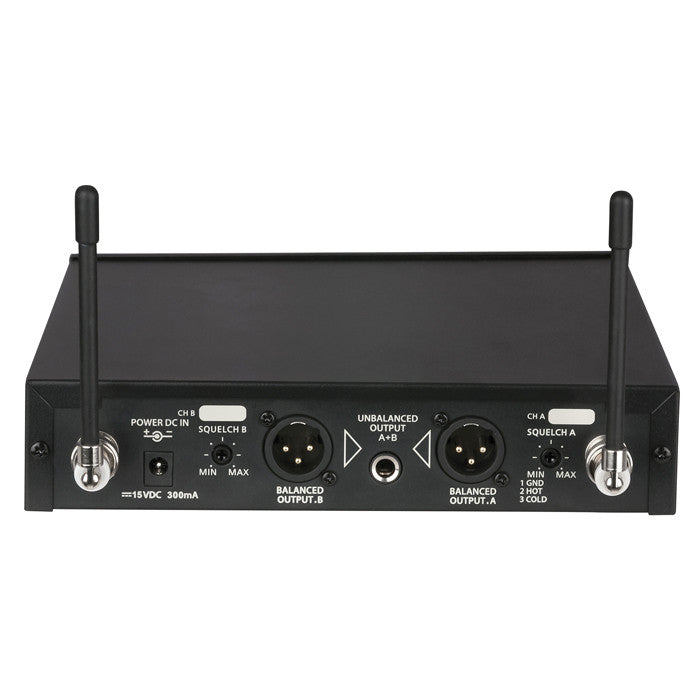 DAP COM-42 DUBBEL DRAADLOOS MICROFOONSYSTEEM