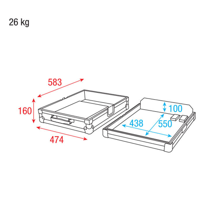 DAP FLIGHTCASE VOOR DJM-V10