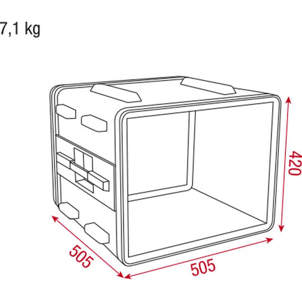 DAP ABS KUNSTSTOF FLIGHTCASE 8 HE