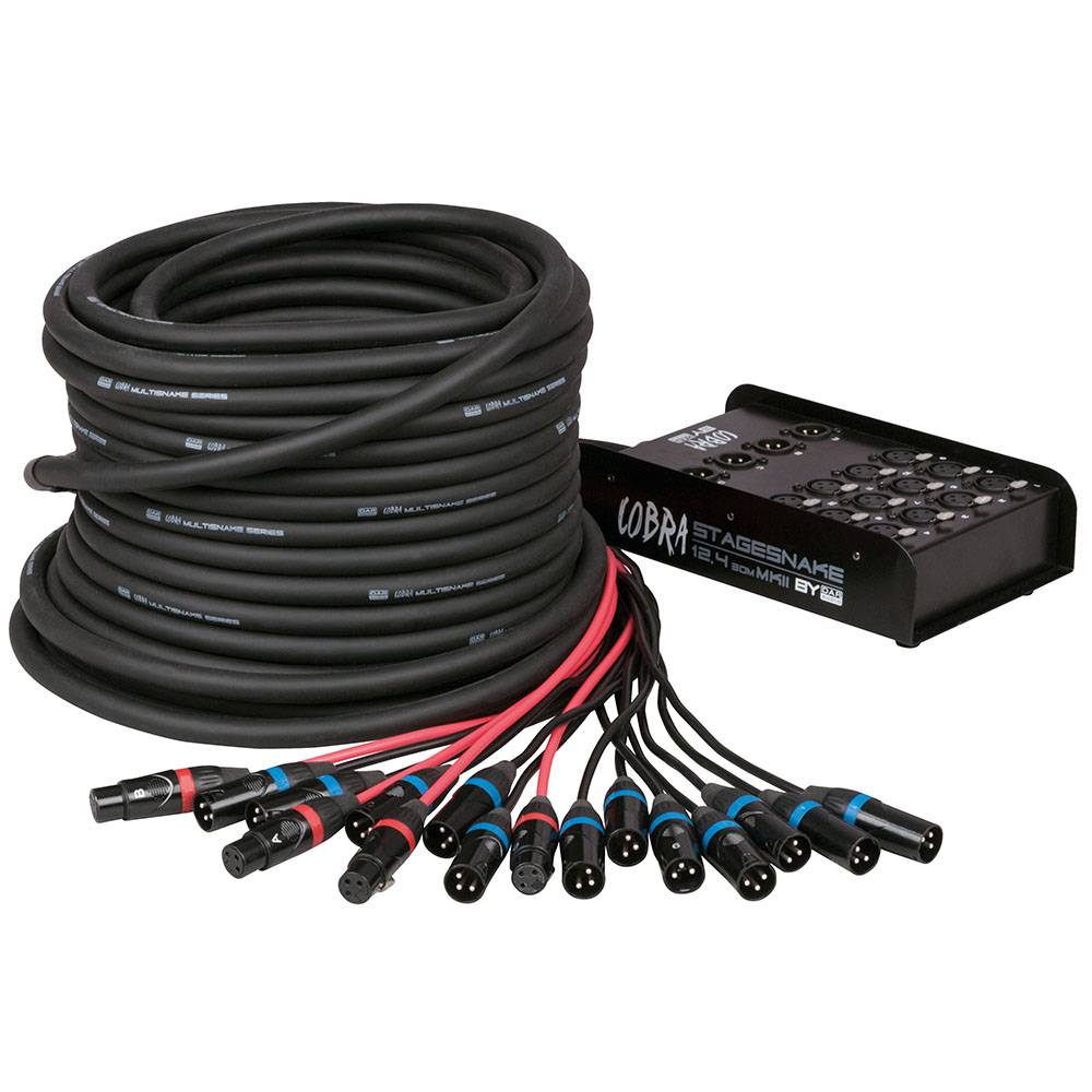 DAP COBRAX STAGESNAKE 12/4 MULTIKABEL 30M