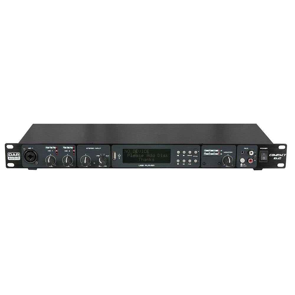 DAP COMPACT 6.2 6-KANAALS ZONE-MIXER MET USB-SPELER