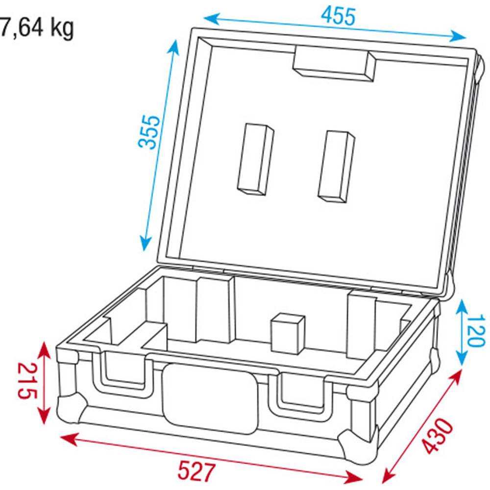DAP DCA-TT1 DRAAITAFEL FLIGHTCASE