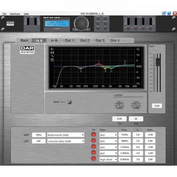 DAP DCP-24 MKII DIGITALE CROSSOVER