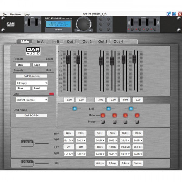 DAP DCP-24 MKII DIGITALE CROSSOVER