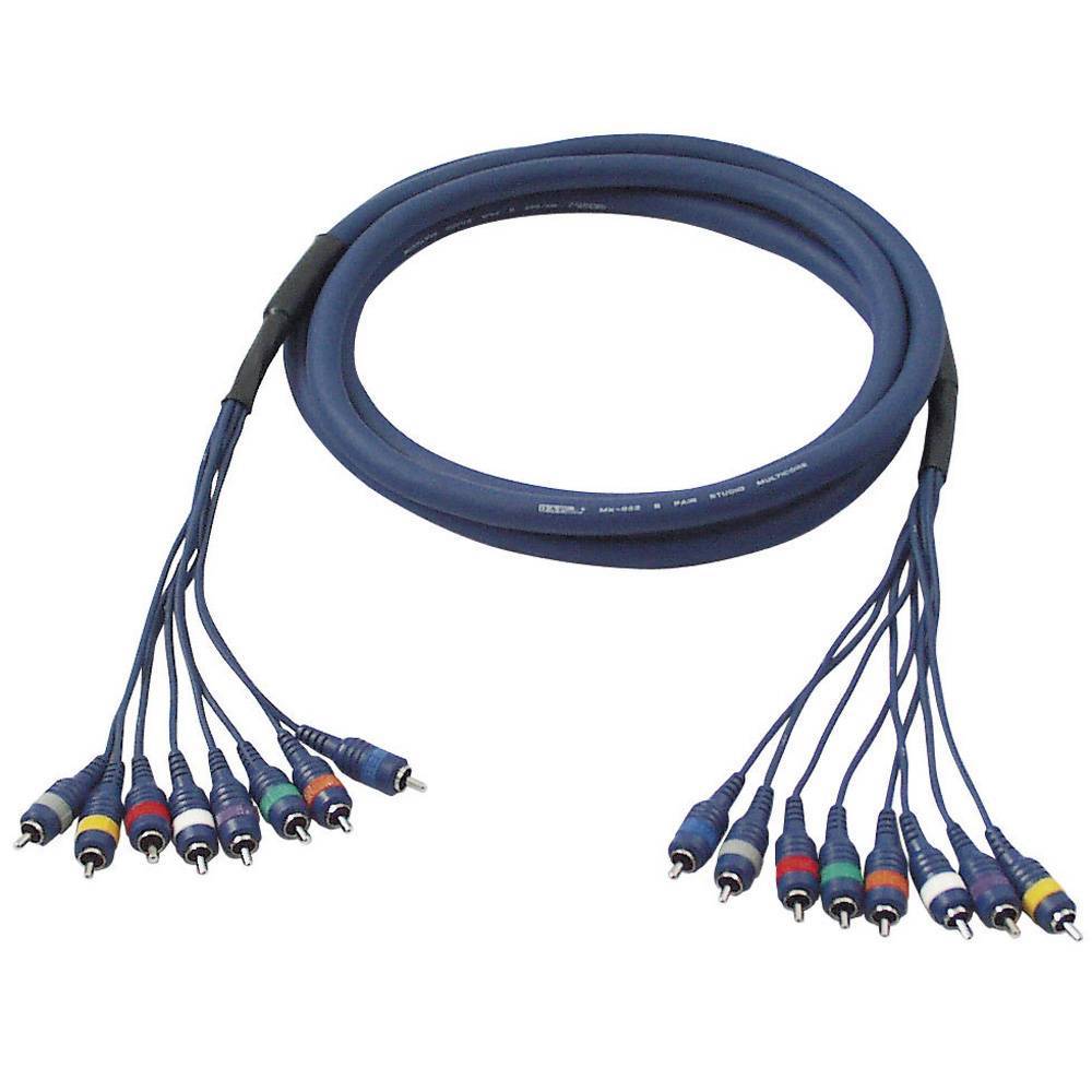 DAP FL65 8X RCA MALE NAAR 8X RCA MALE 6 METER