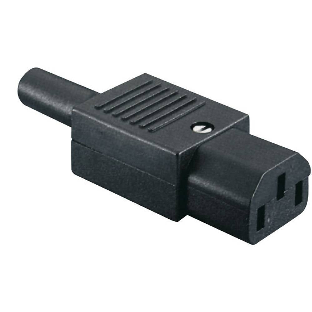 SHOWTEC IEC EURO 230V FEMALE STEKKER ZWART