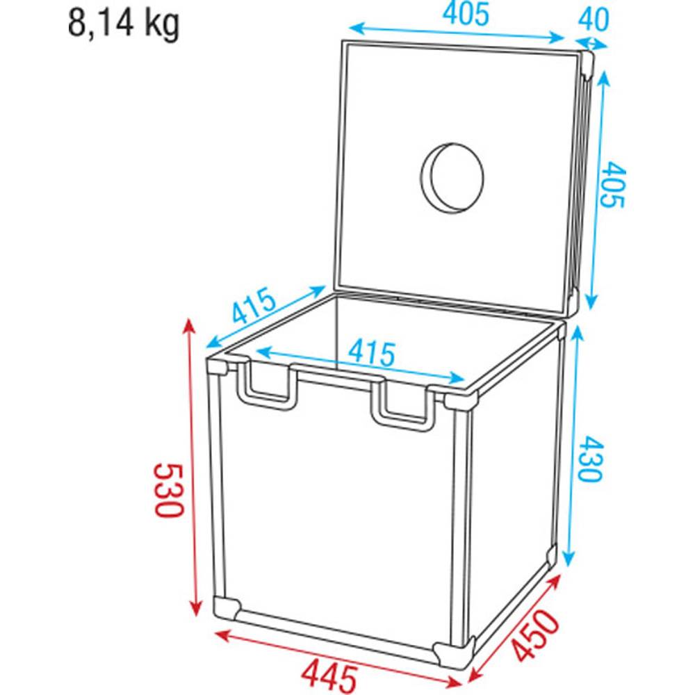 DAP LCA-MIR40 FLIGHTCASE VOOR 40CM SPIEGELBOL