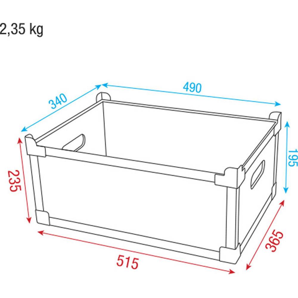 DAP UCA-SCV2 STACK CASE H2 VALUE LINE STABELBARE FLIGHTCASE