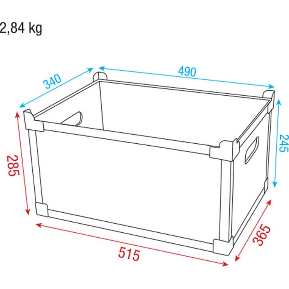 DAP UCA-SCV3 STACK CASE H3 VALUE LINE STABELBARE FLIGHTCASE
