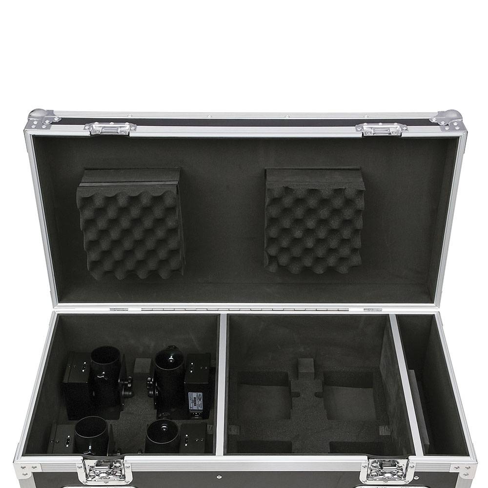 DAP UCA-SHOT1 FLIGHTCASE VOOR 8X FX SHOT EN 2 BASEPLATES