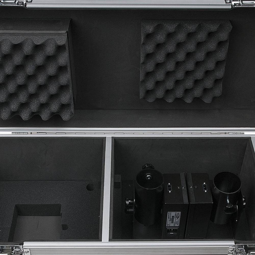 DAP UCA-SHOT1 FLIGHTCASE VOOR 8X FX SHOT EN 2 BASEPLATES