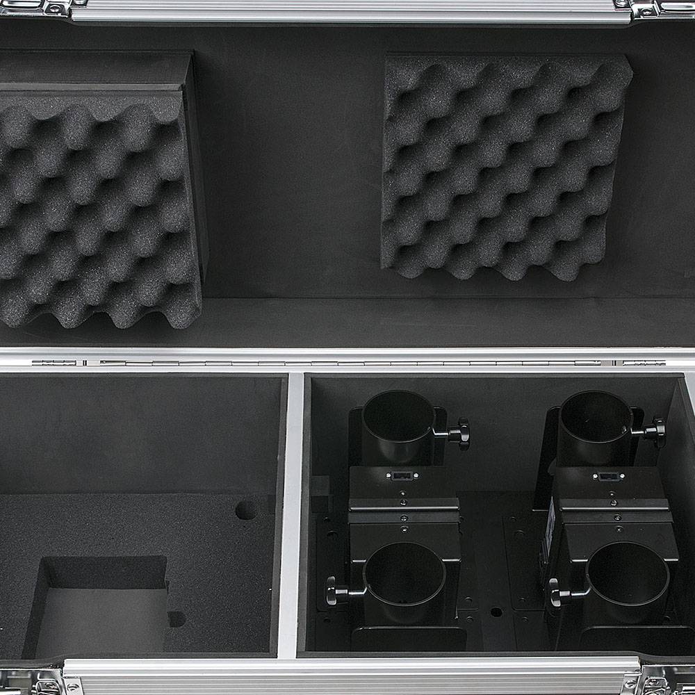 DAP UCA-SHOT1 FLIGHTCASE VOOR 8X FX SHOT EN 2 BASEPLATES