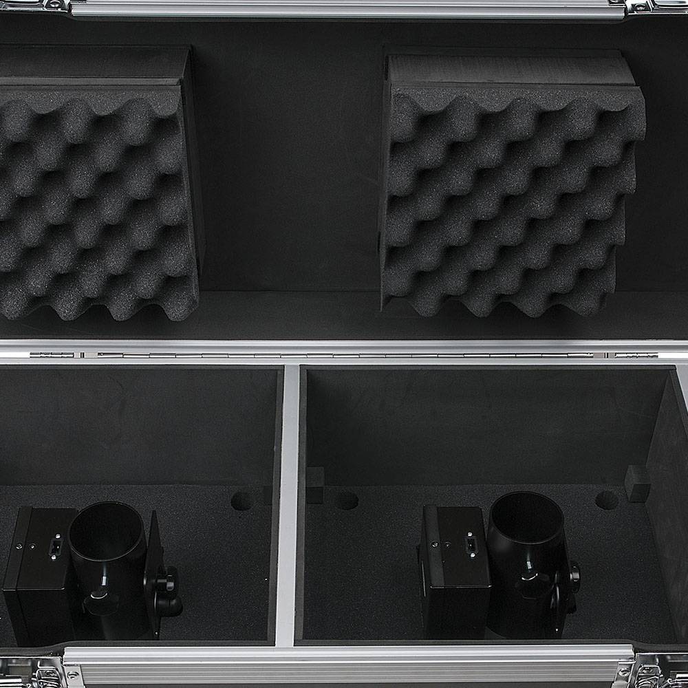 DAP UCA-SHOT1 FLIGHTCASE VOOR 8X FX SHOT EN 2 BASEPLATES