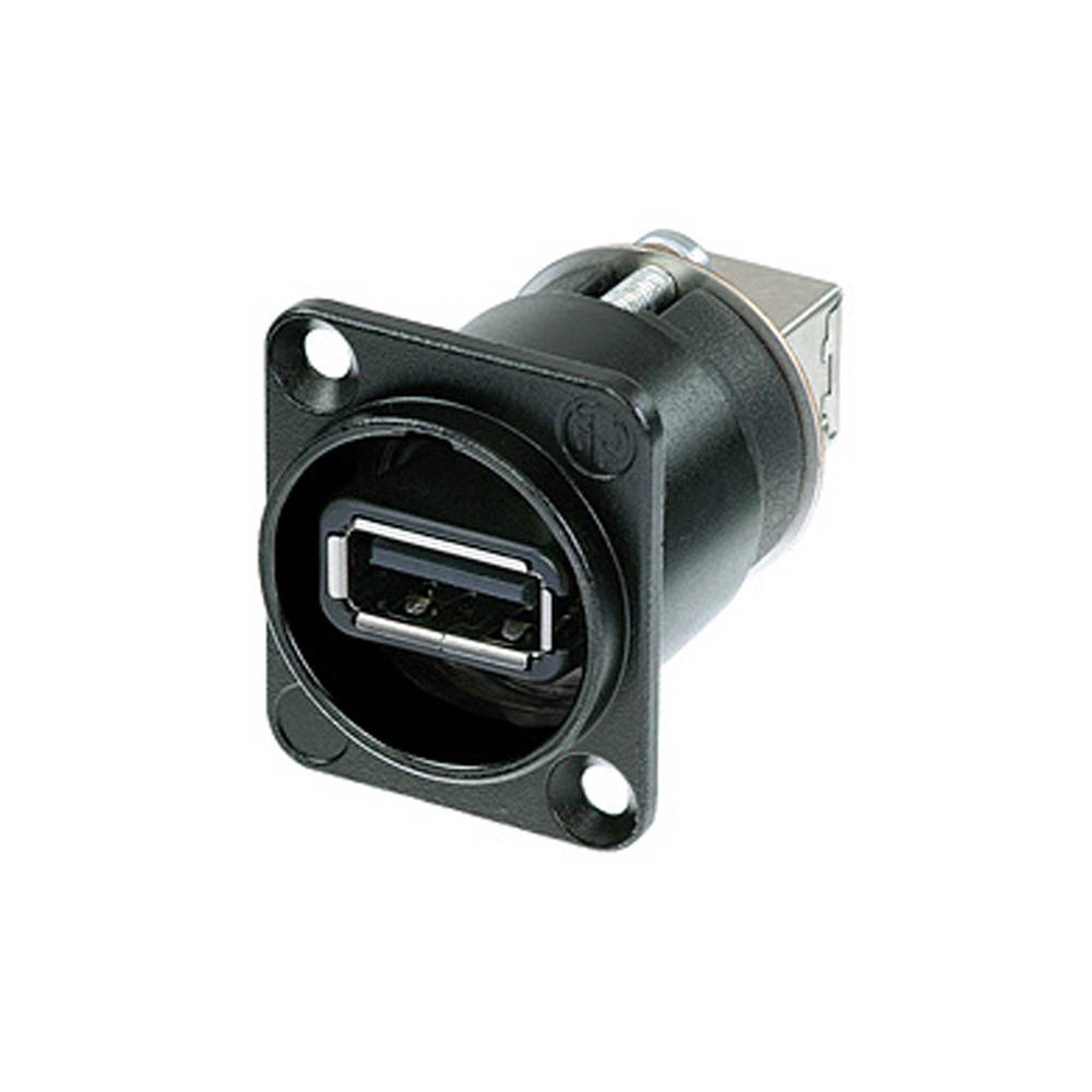 NEUTRIK USB DOORVOER CHASSISDEEL ZWART