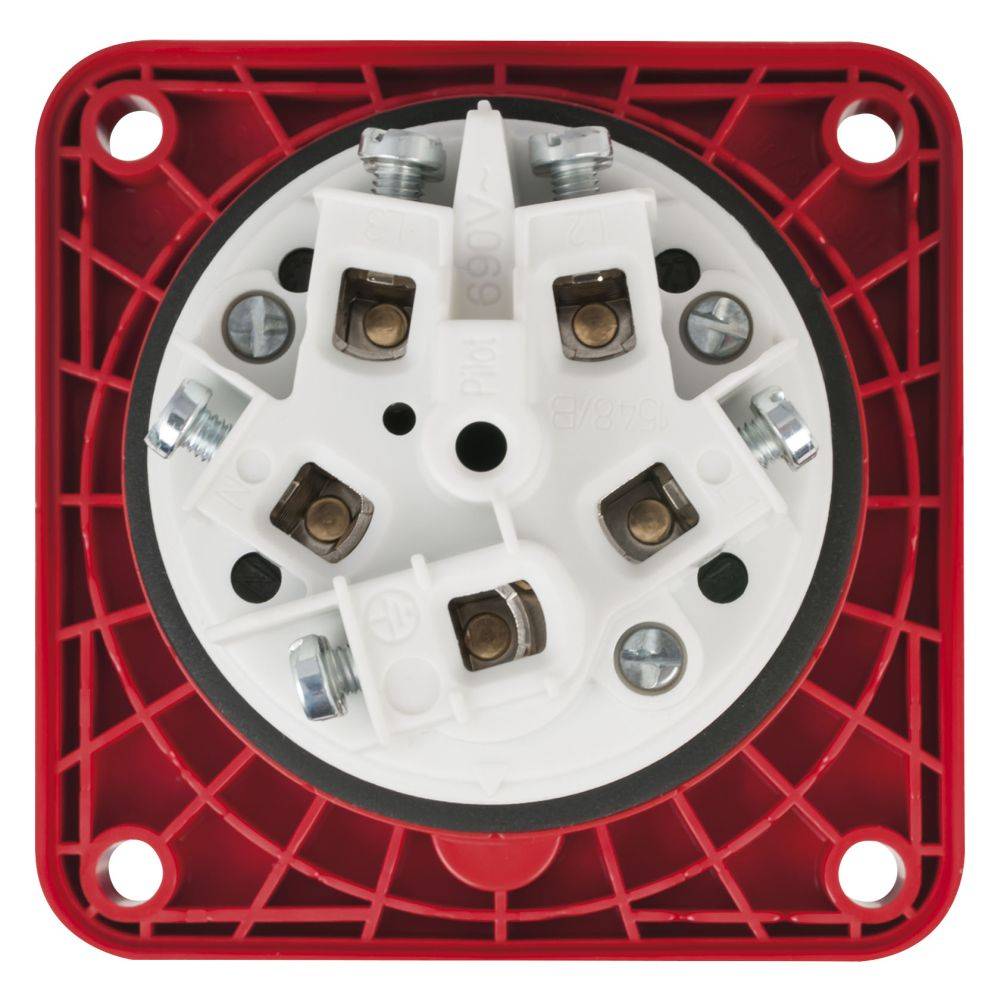 PCE CEE 63A 5-POLIGE INBOUW SOCKET FEMALE IP67