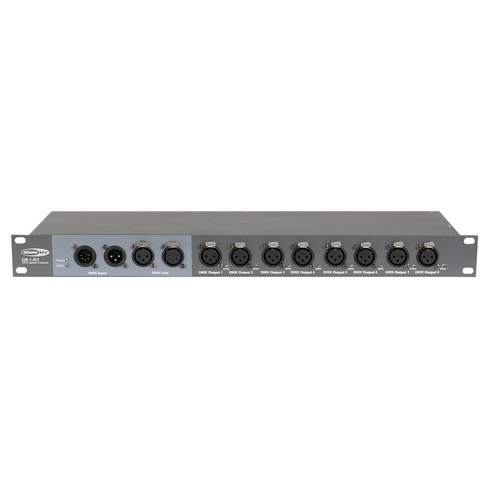SHOWTEC DB-1-8 8-VOUDIGE DMX SPLITTER