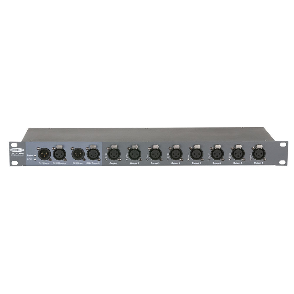 SHOWTEC DB-1-8/RDM 8-VOUDIGE DMX SPLITTER MET RDM