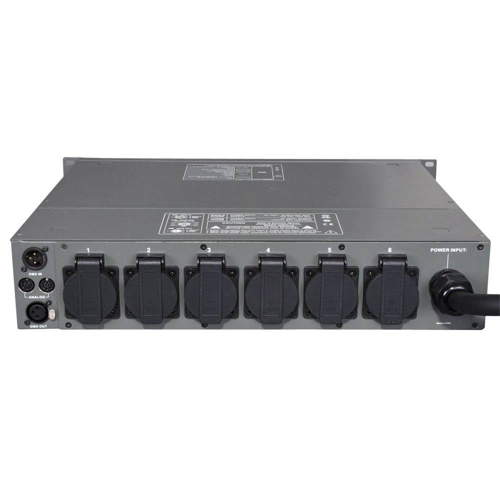 SHOWTEC DDP-610S 6-KANAALS DIGITAAL DIMMERPACK SCHUKO