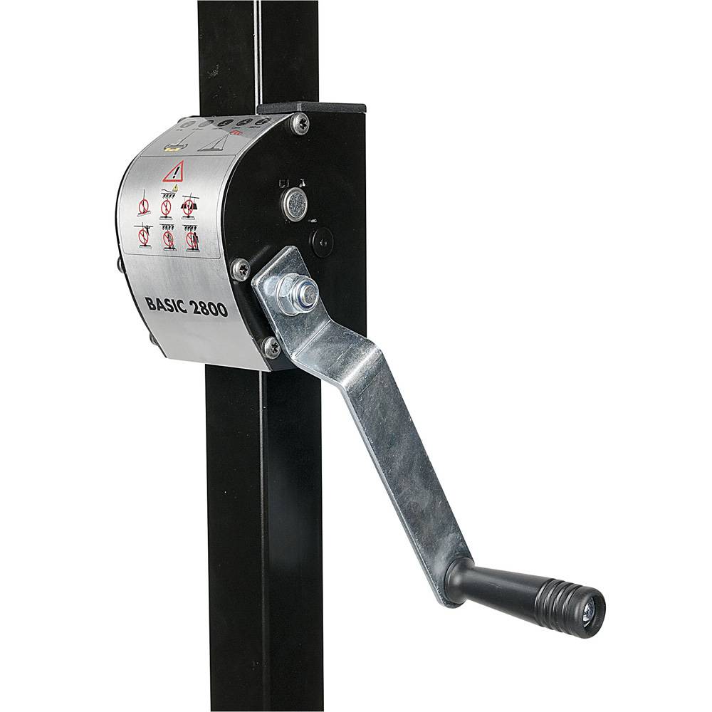 SHOWTEC GOLIATH-STUDIO BASIC 2800 WIND-UP STATIEF TOT 2,80M EN 80KG