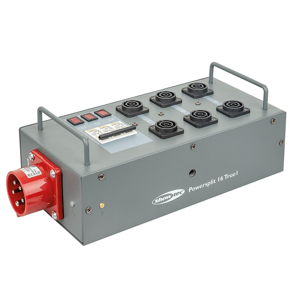 SHOWTEC POWERSPLIT 16 TRUE1 6-WEG KRACHTSTROOMVERDELER 16A/5P