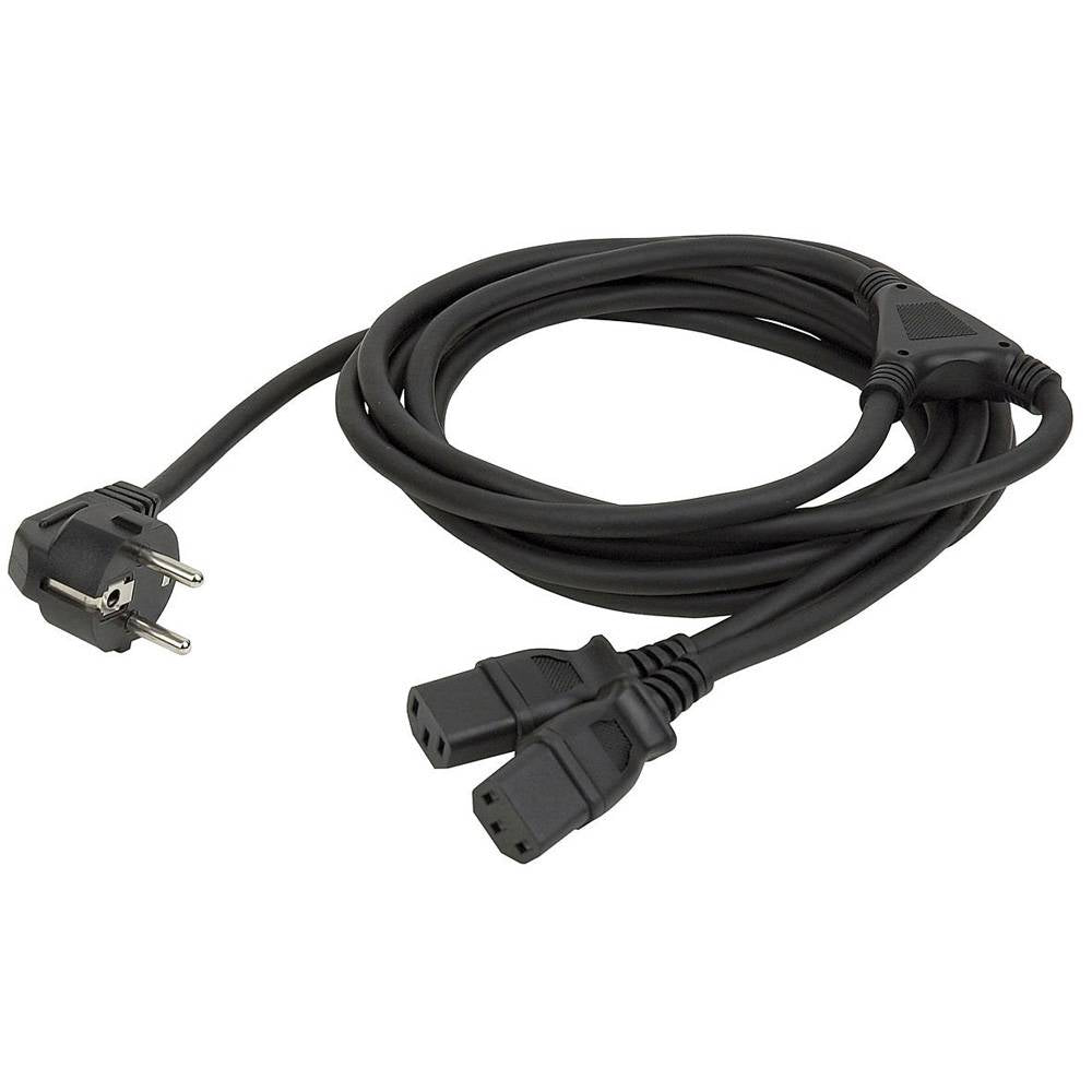 DAP SCHUKO NAAR 2X IEC SPLITTER 3M