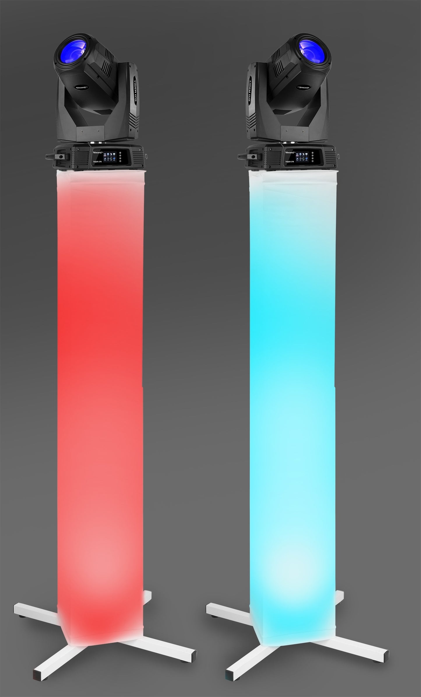 Totem/Zuil met RGB Led verlichting 2 stuks