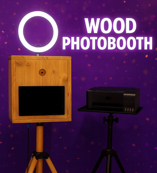 Photobooth met printer WOOD