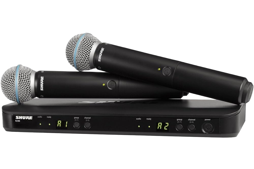 Shure BLX288 Beta58a Draadloos microfoon systeem