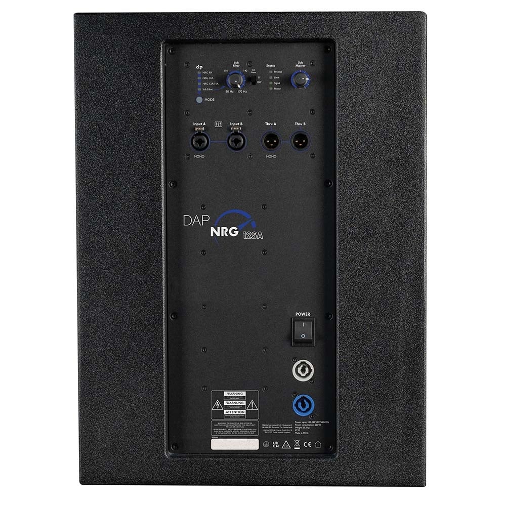 DAP NRG-12SA actieve subwoofer 12 inch