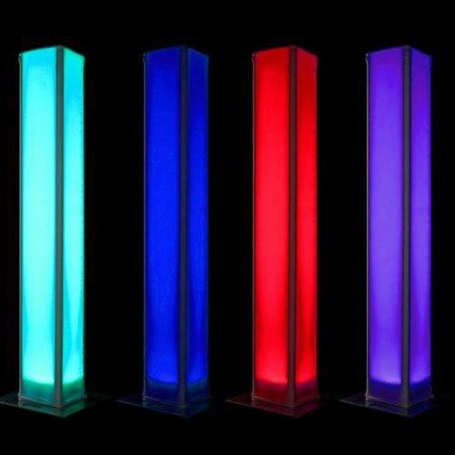 Totem/Zuil met RGB Led verlichting 2 stuks
