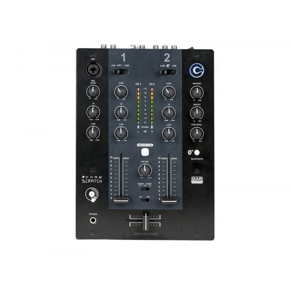 DAP CORE SCRATCH 2-KANAALS DJ MIXER