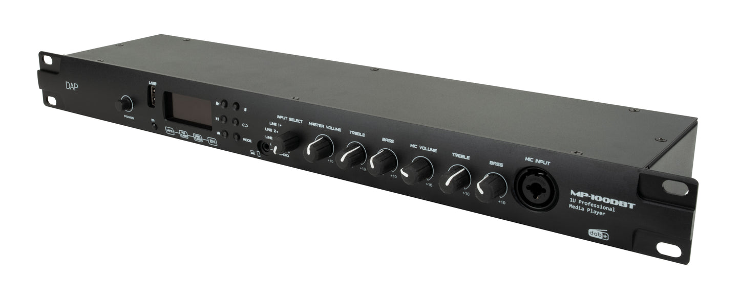 DAP MP-100DBT PROFESSIONELE MEDIASPELER MET DAB+