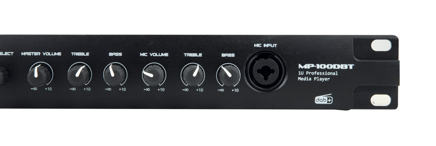 DAP MP-100DBT PROFESSIONELE MEDIASPELER MET DAB+