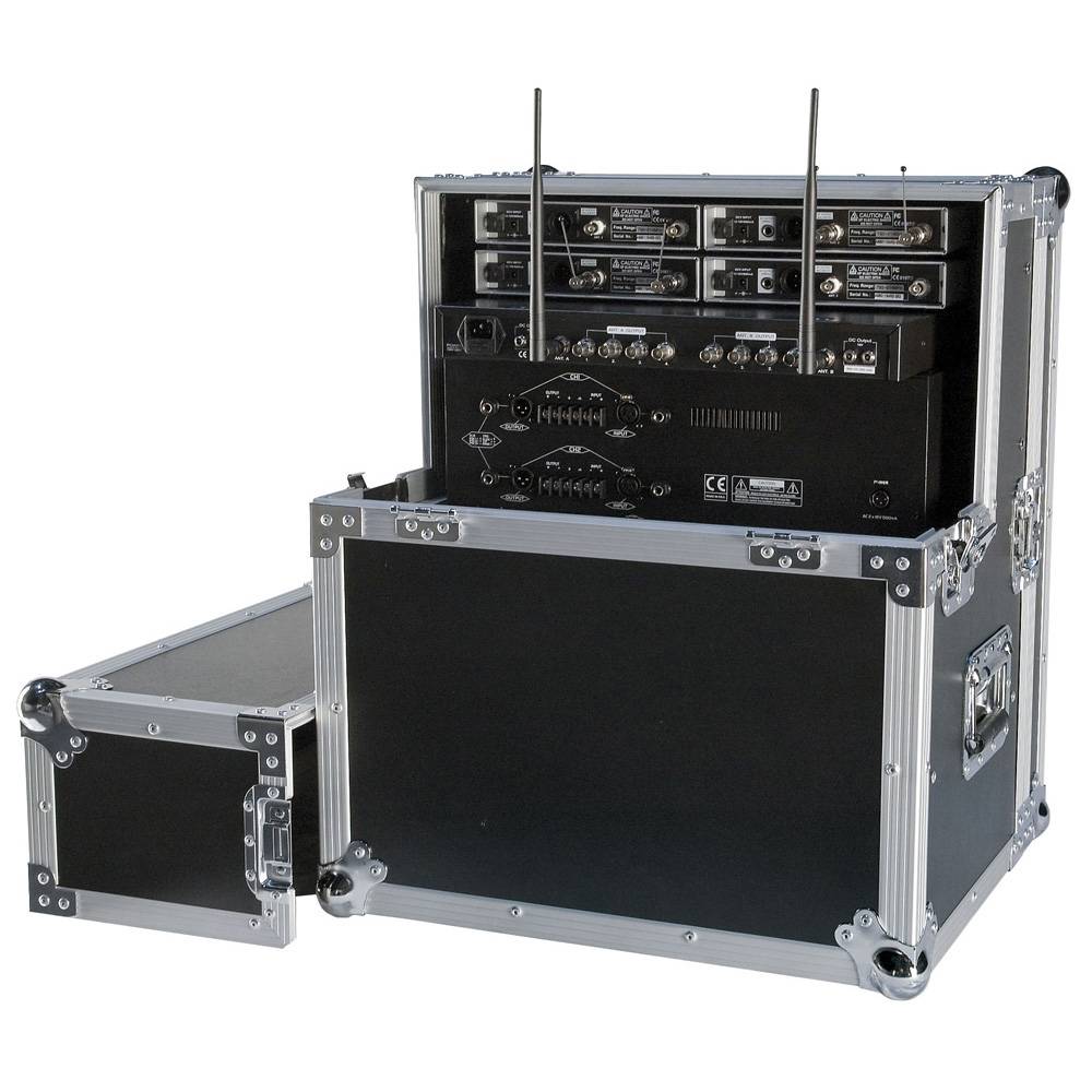 DAP ACA-WMC2 FLIGHTCASE VOOR DRAADLOZE MICROFOONS 6HE