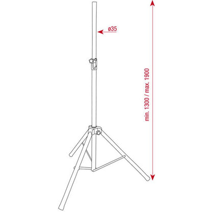 DAP AIR PRESSURE LUIDSPREKERSTATIEF 35MM