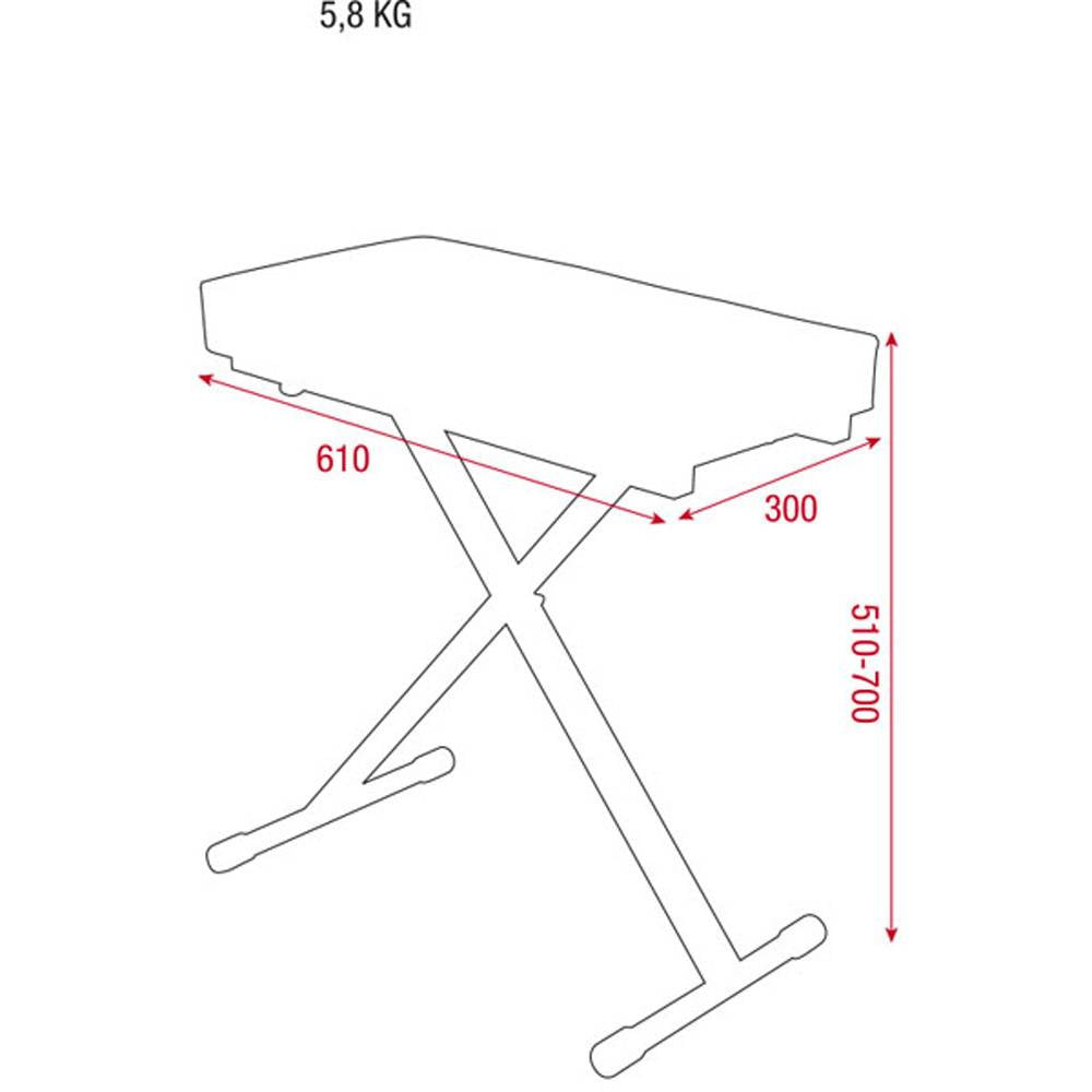 DAP BENCH PRO KEYBOARD BANKJE/KRUK