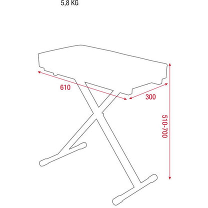 DAP BENCH PRO KEYBOARD BANKJE/KRUK