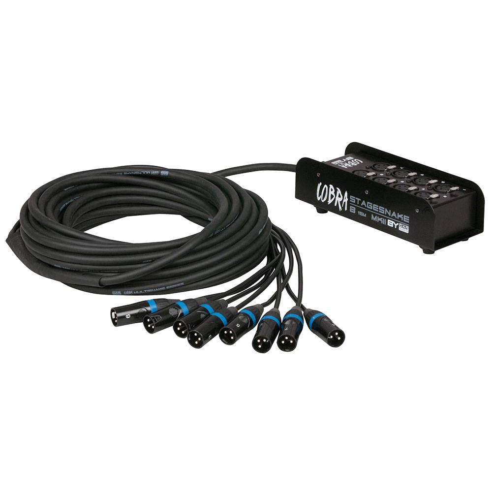 DAP COBRAX 8 STAGESNAKE 8/0 MULTIKABEL 15M
