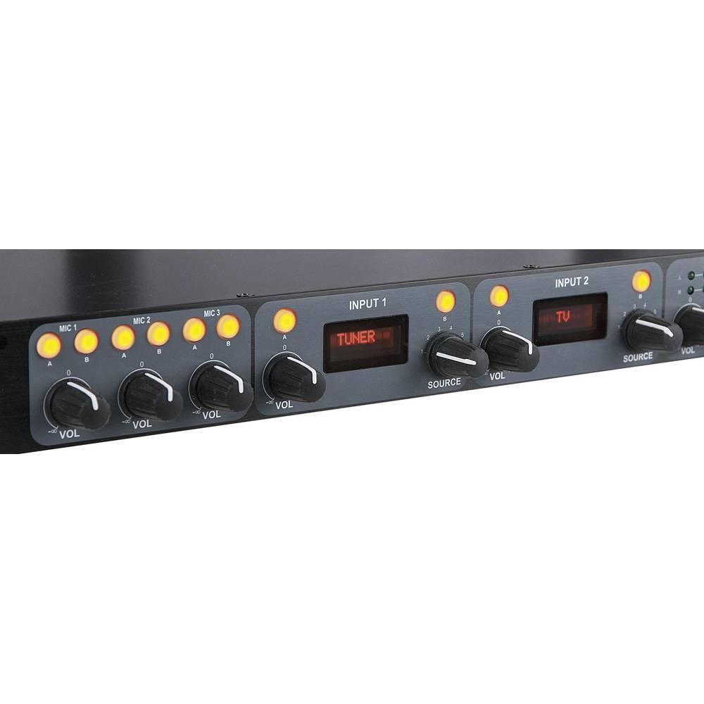 DAP COMPACT 9.2 9-KANAALS LINE MIXER MET 2 ZONES