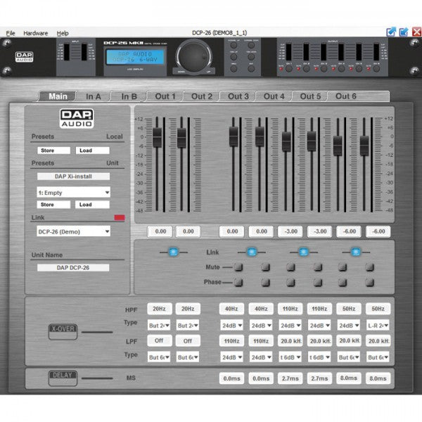 DAP DCP-26 MKII DIGITALE CROSSOVER