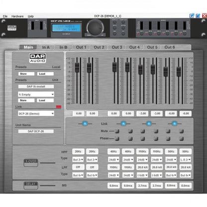 DAP DCP-26 MKII DIGITALE CROSSOVER