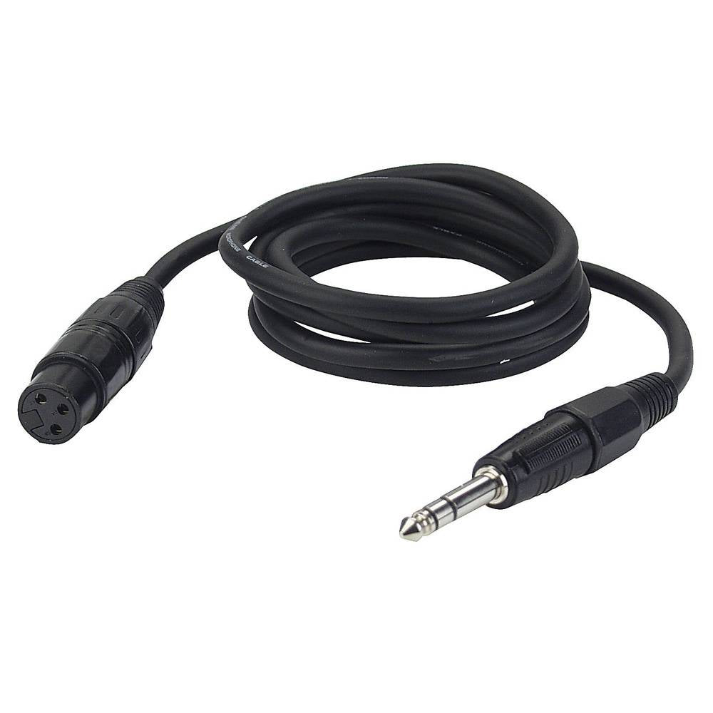 DAP FL03 1X XLR FEMALE NAAR 1X STEREO JACK 3M