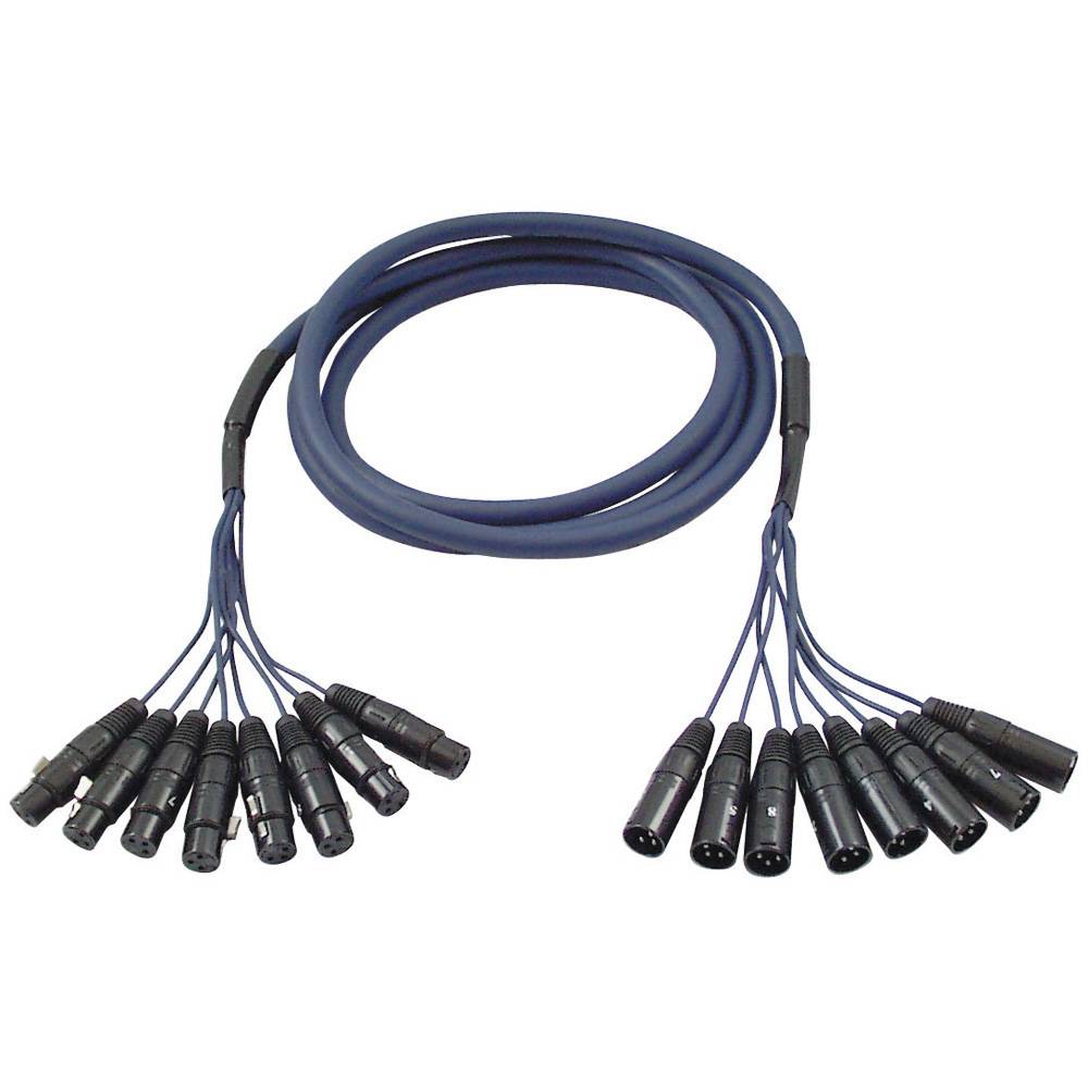 DAP FL60 8X XLR MALE NAAR 8X XLR FEMALE 3 METER