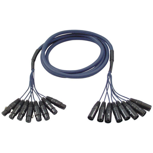 DAP FL60 8X XLR MALE NAAR 8X XLR FEMALE 3 METER