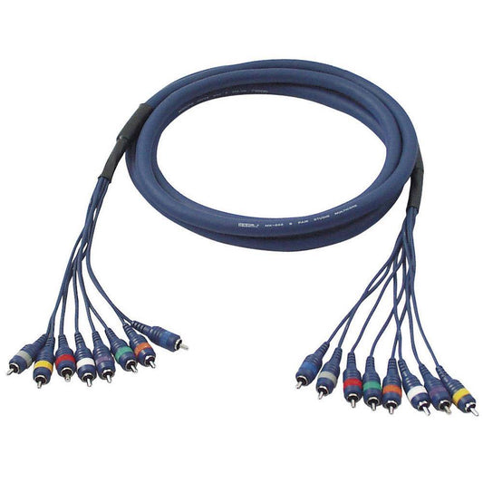DAP FL65 8X RCA MALE NAAR 8X RCA MALE 6 METER