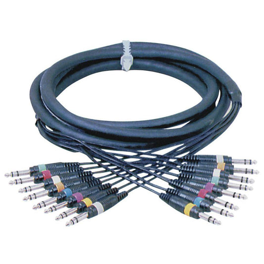 DAP FL66 8X STEREO JACK NAAR 8X STEREO JACK 3 METER